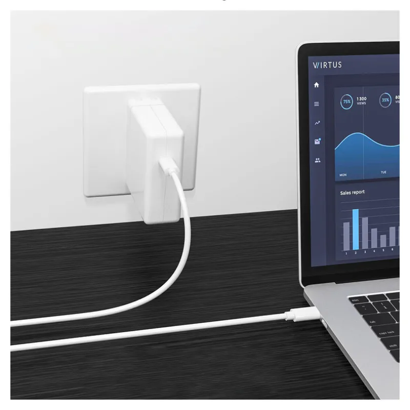 Factory Supply 61W Original Power USB-C Genuine Charger PD61 for Apple MacBook Pro 13 inch PD61 61W MacBook Charger Type C 7
