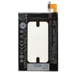 High capacity lithium ion battery replacement for HTC One M7 model HTC BN07100 premium hardware block