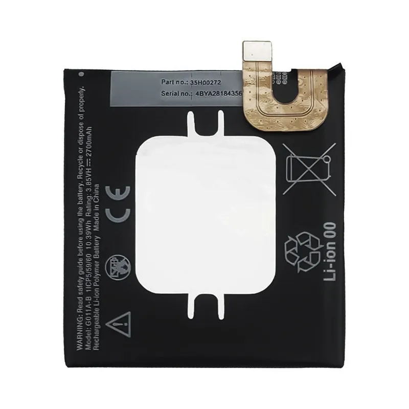 High capacity lithium ion battery replacement for HTC Pixel 2 model HTC G011A-B premium hardware block