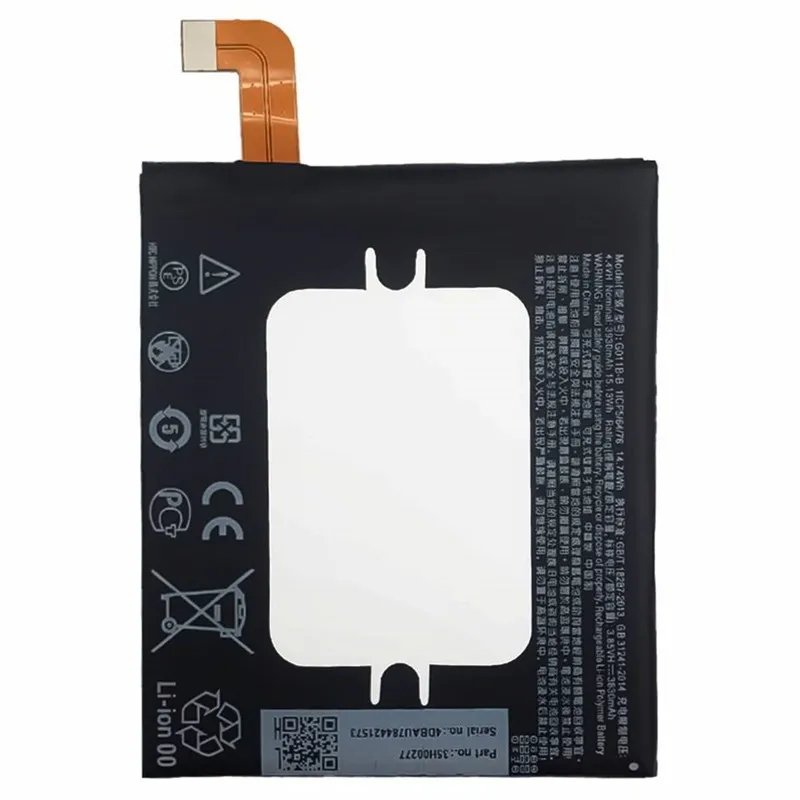 High capacity lithium ion battery replacement for HTC Pixel 2XL model HTC G011B-B premium hardware block