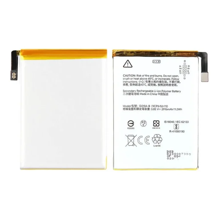 Ultra stable lithium ion battery pack log for newly assembled premium original replacements designated under model HTC G013A-B to complete precise HTC Pixel 3 restoration.