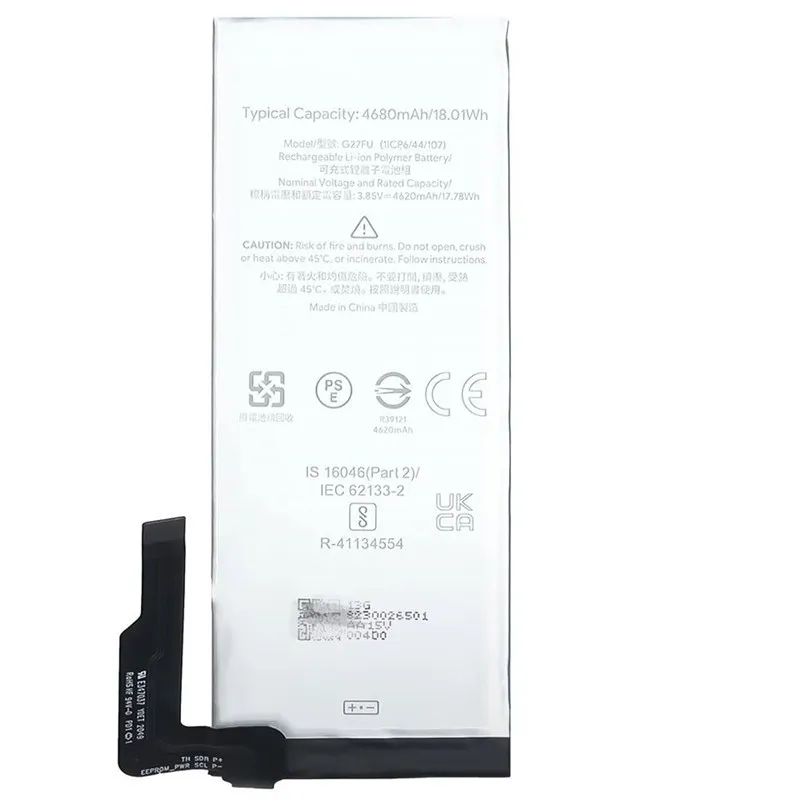 HTC G27FU battery for HTC Pixel 5A zero cycle lithium ion pack and premium pro grade replacement hardware manufactured for stable corporate global bulk distribution