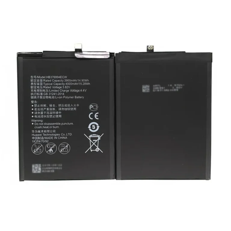Huawei Honor 8 Pro genuine battery model HB376994ECW full capacity replacement smartphone cell pack from Shenzhen factory wholesaler