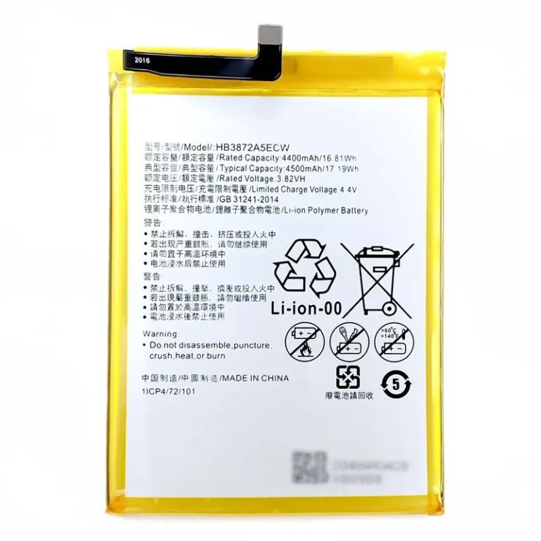 Huawei Honor Note 8 0 cycle battery model HB3872A5ECW high capacity lithium ion battery pack from Shenzhen supplier wholesale