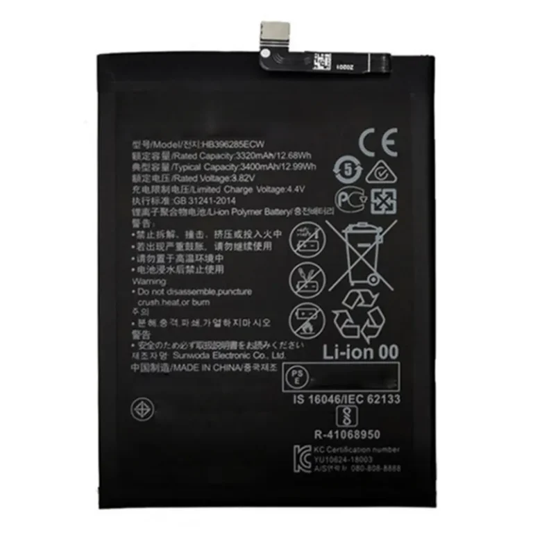 Huawei P20 100 health battery model HB396285ECW high performance aftermarket mobile power cell units for international wholesale trade