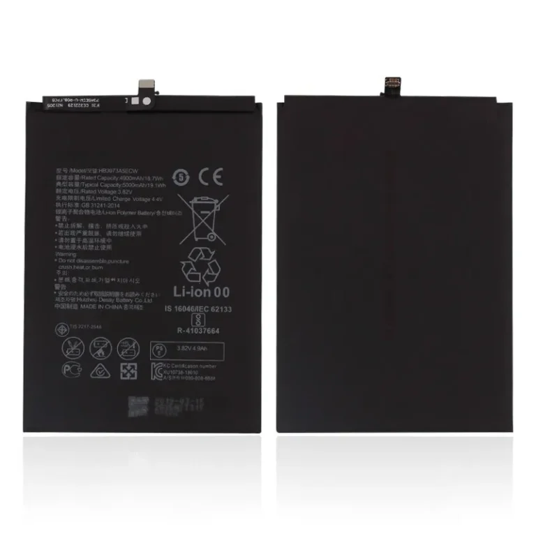 Huawei Mate 20 X 0 cycle battery model HB3973A5ECW wholesale aftermarket smartphone power cells from Shenzhen supplier