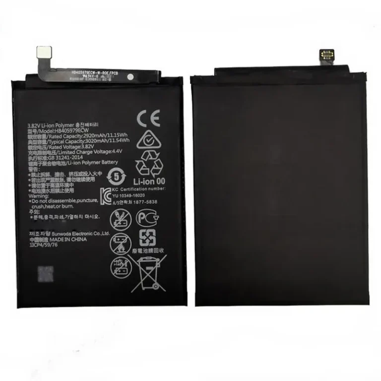 Huawei Enjoy 6S 0 cycle battery model HB405979ECW 100 health battery replacement smartphone cells from Shenzhen factory wholesale supplier