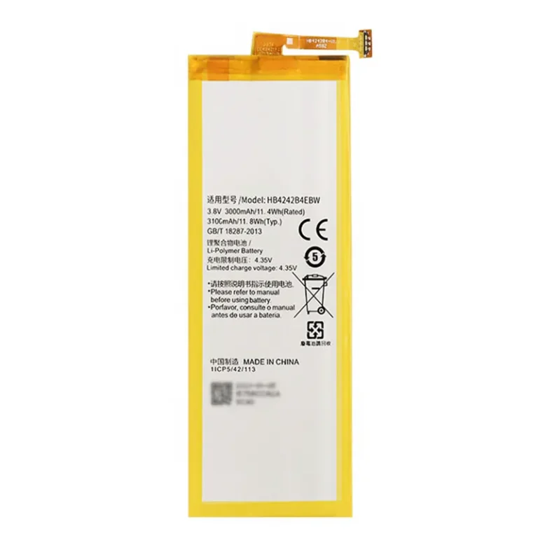 Huawei Honor 6 genuine battery model HB4242B4EBW 100 health battery replacement smartphone cells from Shenzhen factory wholesale supplier
