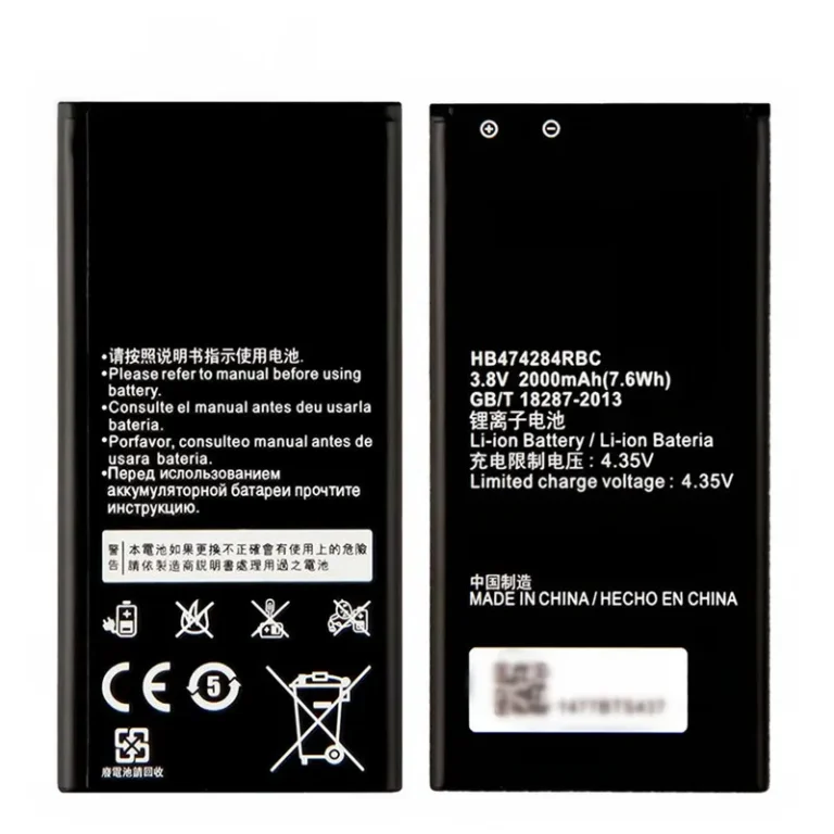 Huawei Ascend Y5 premium replacement battery HB474284RBC fresh batch lithium battery pack from Shenzhen factory wholesale supplier