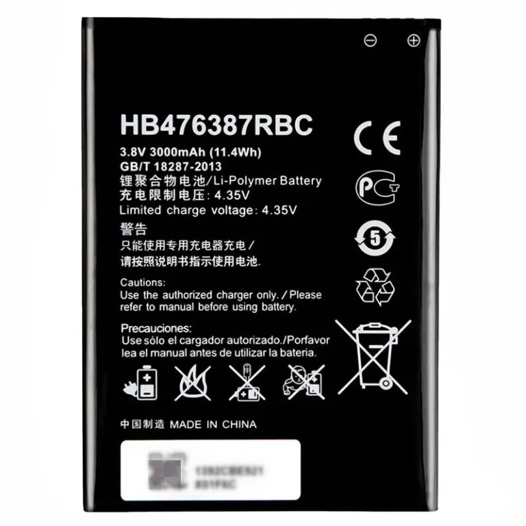 Huawei Honor 3X genuine battery model HB476387RBC full capacity replacement smartphone cell pack from Shenzhen direct factory wholesale supplier