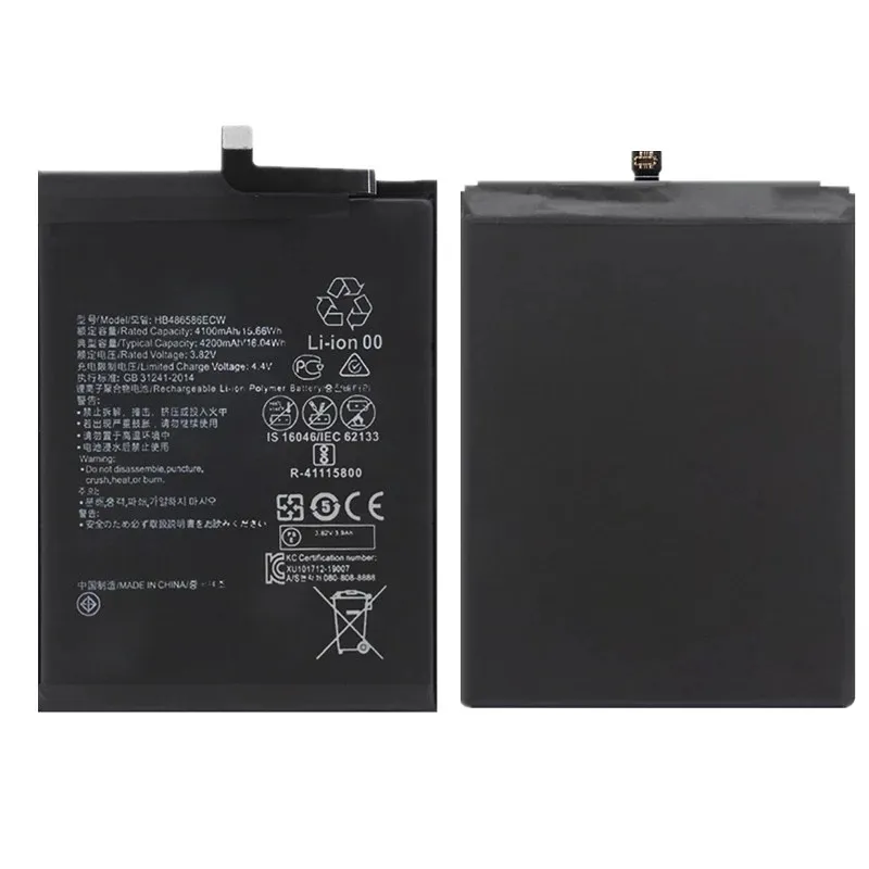 Huawei Mate 30 professional replacement battery HB486586ECW fresh batch phone battery pack from Shenzhen factory wholesale supplier