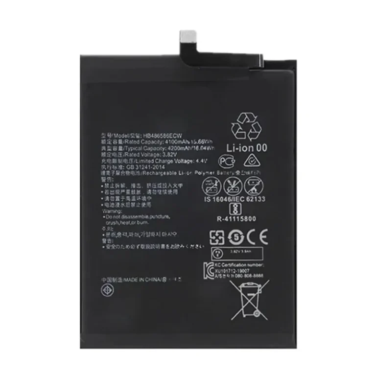 Huawei Mate 30 professional replacement battery HB486586ECW fresh batch phone battery pack from Shenzhen factory wholesale supplier