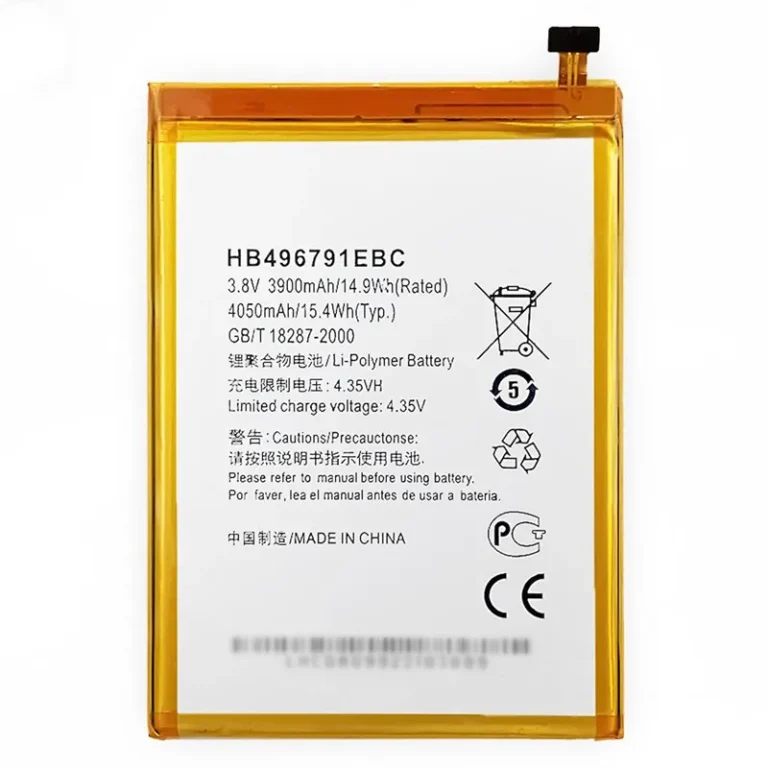 Huawei Mate 2 100% health battery model HB496791EBC high capacity lithium smartphone cell pack from Shenzhen supplier