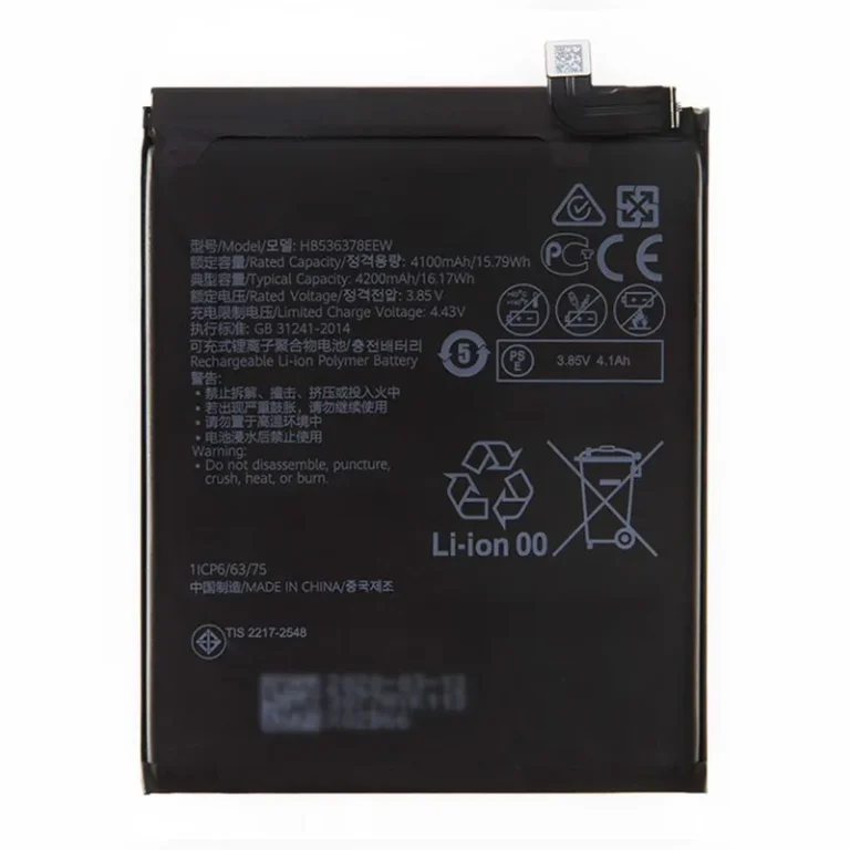 Huawei P40 Pro 100 health battery model HB536378EFW full capacity replacement smartphone cell pack from Shenzhen supplier wholesale