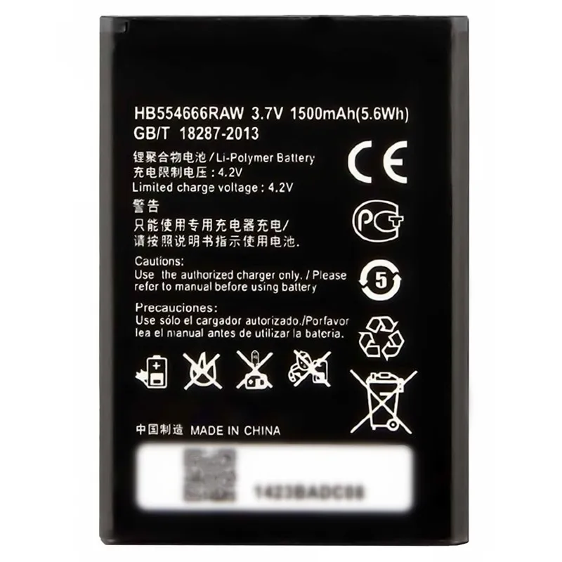 Huawei E5330 high performance replacement battery HB554666RAW fresh batch phone battery pack from Shenzhen factory wholesale supplier