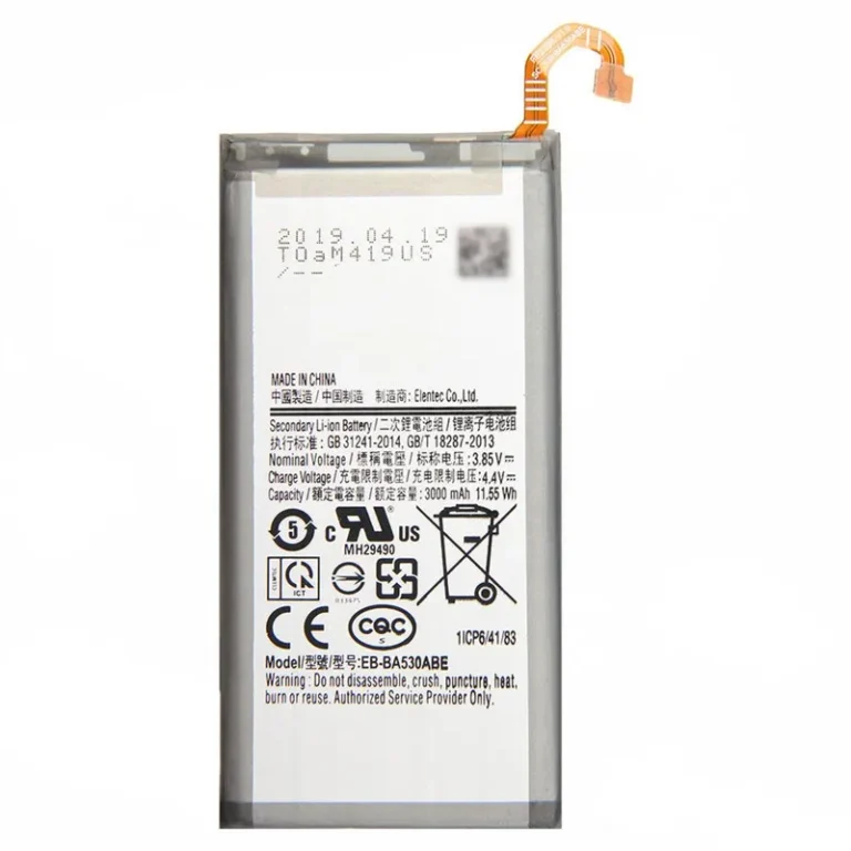 Rigid tested EB-BA530ABE power cell for Samsung A8 2018 bulk wholesale