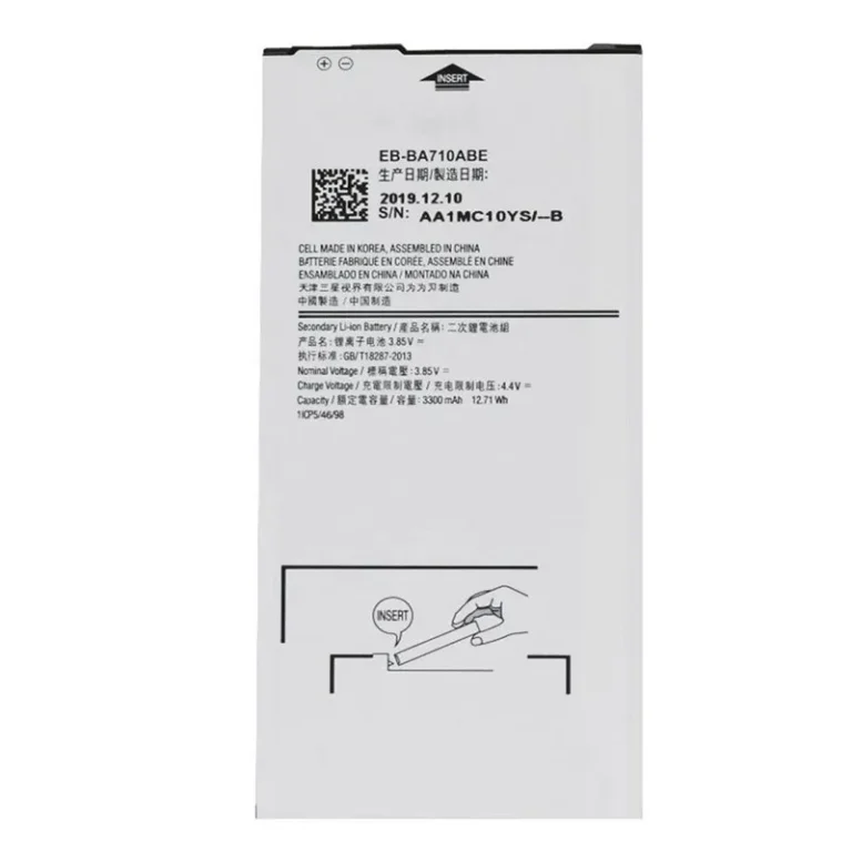 Samsung A7 2016 OEM battery supplier providing EB-BA710ABE replacement bulk