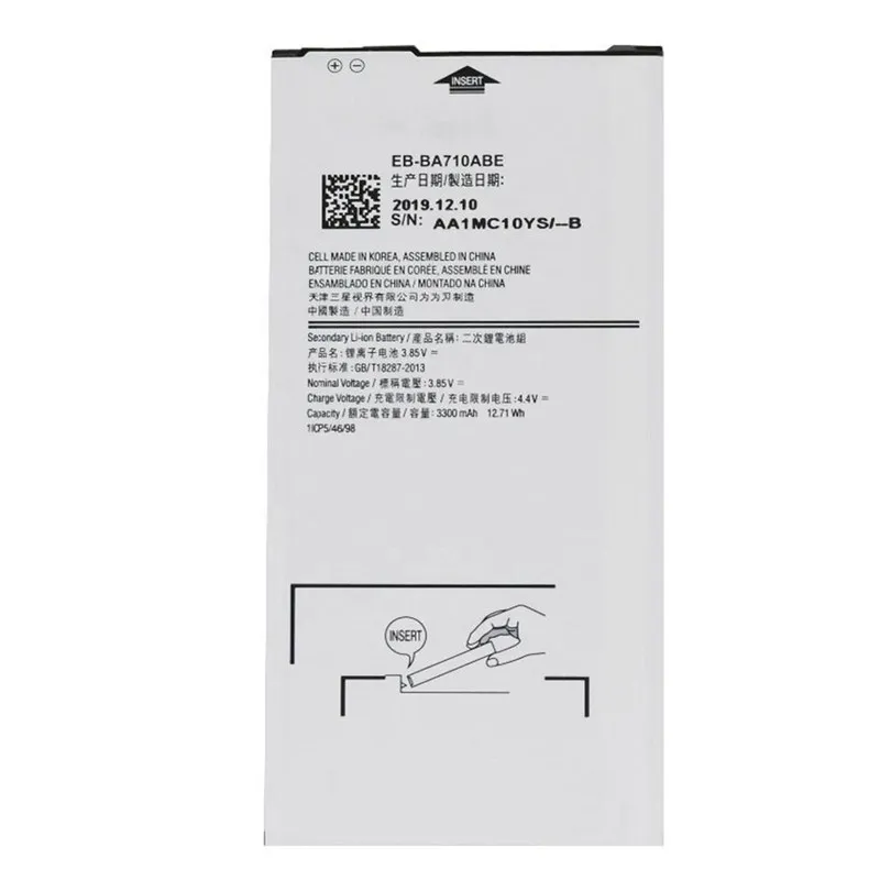 Samsung A7 2016 OEM battery supplier providing EB-BA710ABE replacement bulk