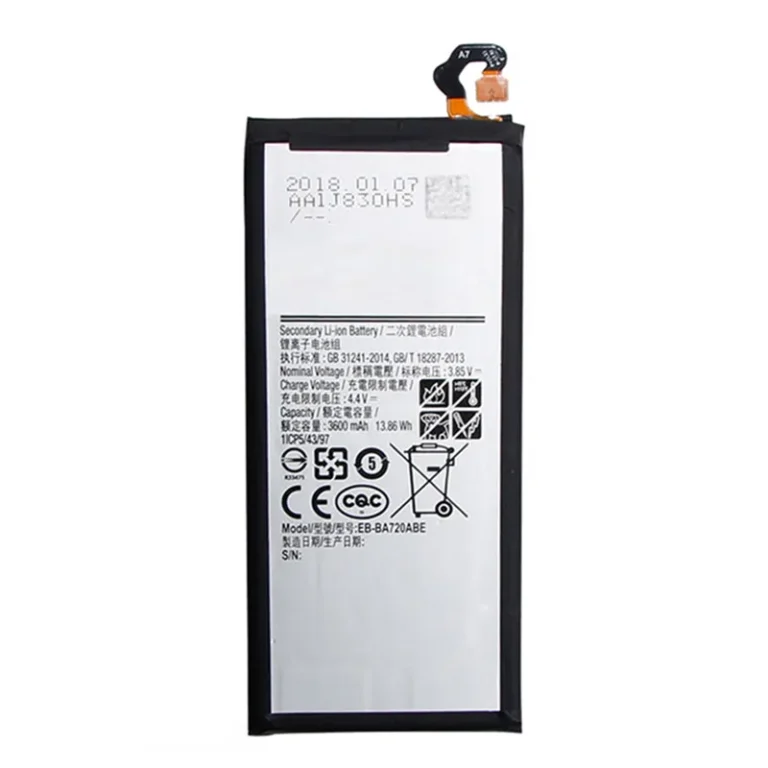 Samsung A7 2017 battery EB-BA720ABE wholesale fresh stock from Shenzhen factory