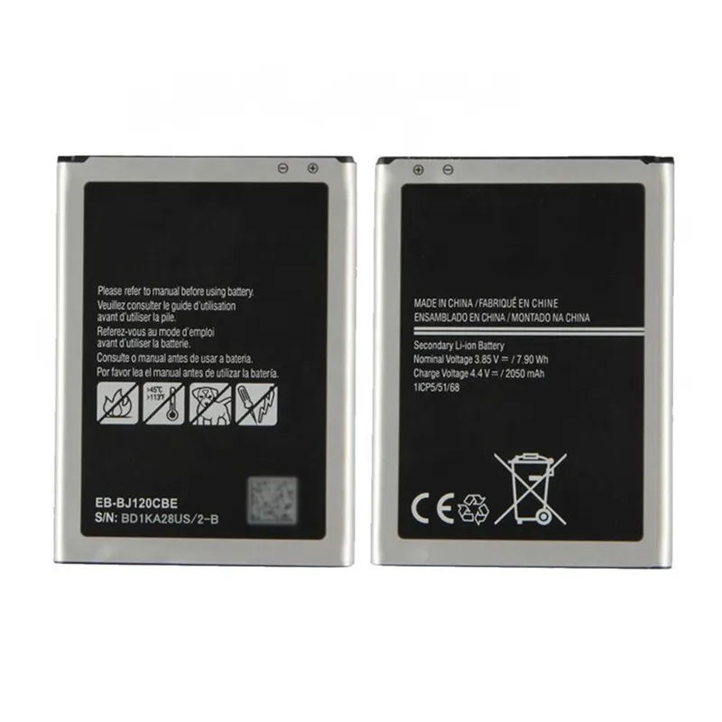 Bulk Samsung J1 2016 Battery EB-BJ120CBE for Franchise Aftermarket Repair Supply