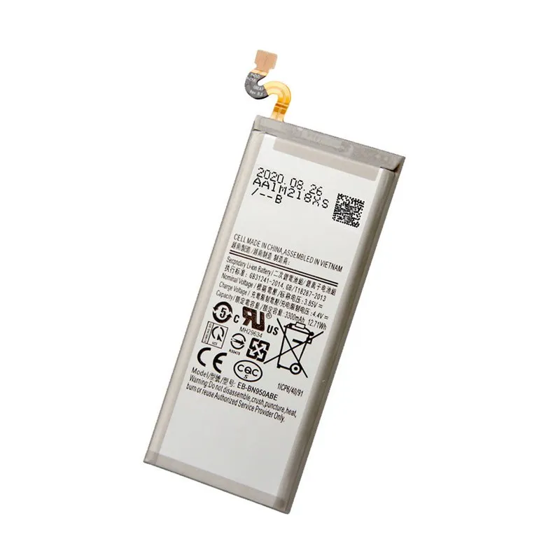 Samsung Note 8 replacement battery EB-BN950ABE wholesale by safe 0 cycle battery factory