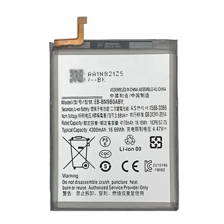 Bulk Samsung Note 20 5G Battery EB-BN980ABY for Enterprise Telecom Hardware Sourcing