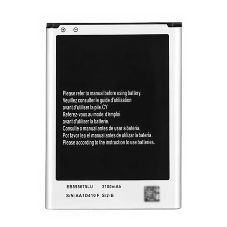 Samsung Note 2 battery EB595675LU wholesale with stable lithium cells direct from Shenzhen factory