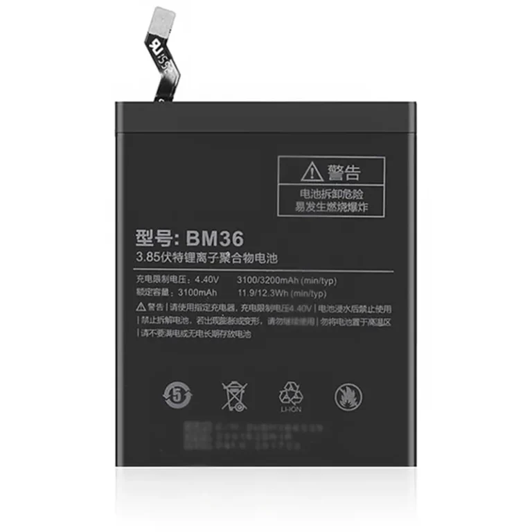 Xiaomi 5S heavy-duty mobile battery BM36 commercial sourcing from factory-direct hardware supply