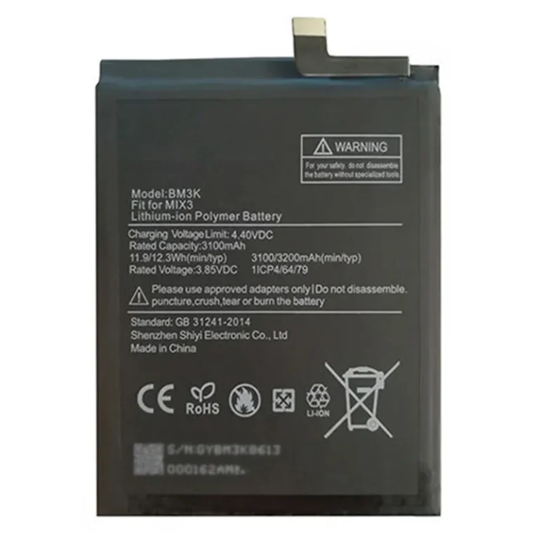 Xiaomi Mix 3 heavy duty mobile battery BM3K commercial volume purchase from Shenzhen direct factory sourcing