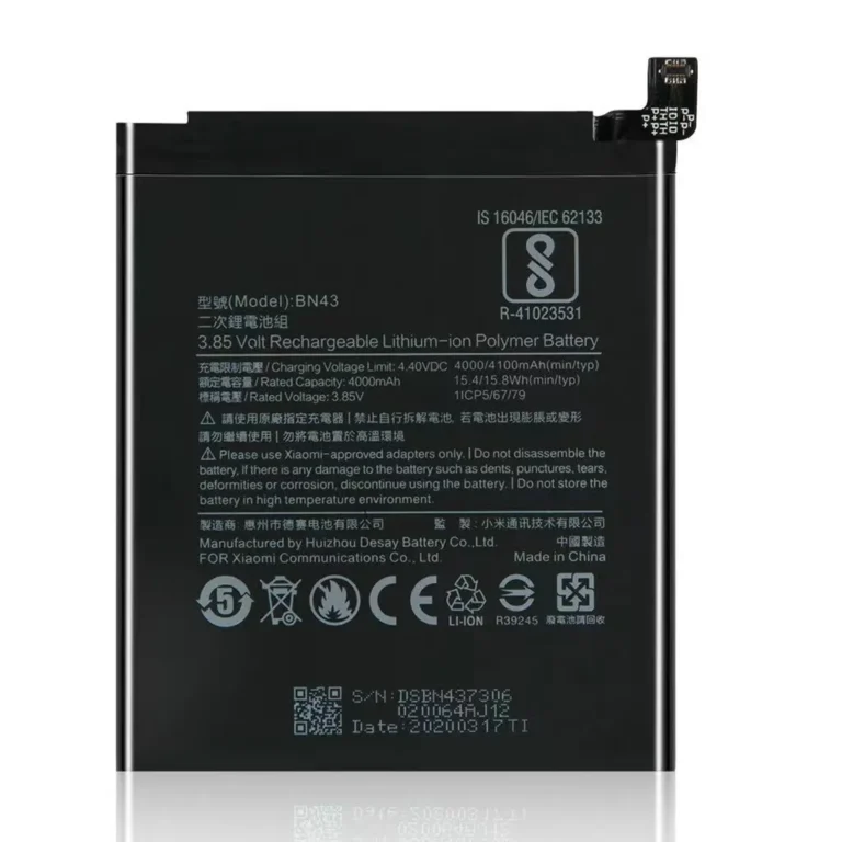 Xiaomi Redmi Note 4X commercial phone battery BN43 bulk logistics sourcing from Shenzhen factory direct hardware supplier