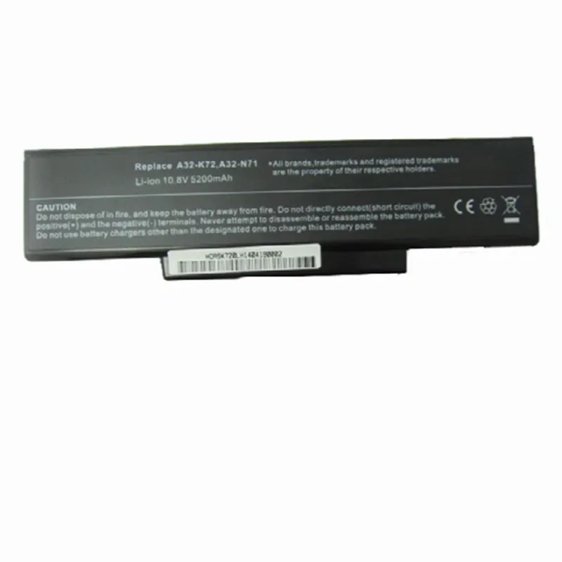 Premium A32-K72 replacement battery for ASUS K72D K72DR K72DY K72JF K72JK K72JR K73B N71 N73 N73S N73SV