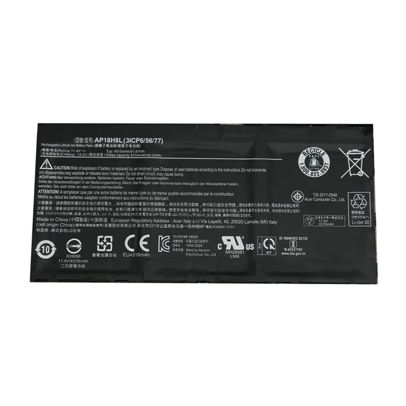 Premium AP18H8L replacement battery for Acer Aspire 5 A514-51 Spin 3 SP314 SP314-53N TravelMate B1 B114-21