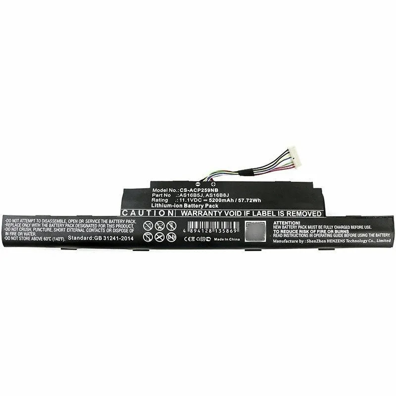 Premium CS-ACP259NB replacement battery for Acer Aspire E5-575 E5-575G F15 F5-573G TravelMate P259-G2