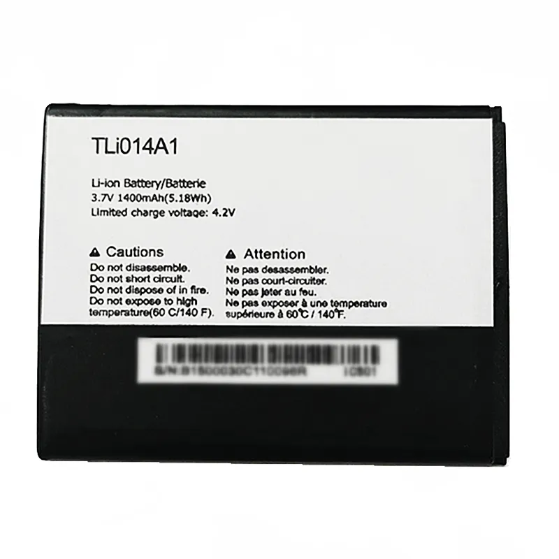 High capacity lithium ion battery replacement for Alcatel One Touch OT-4005D model TLi014A1 premium hardware block
