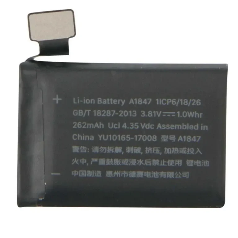 A1847 Battery Replacement for Apple Watch Series 3 38mm GPS Wholesale