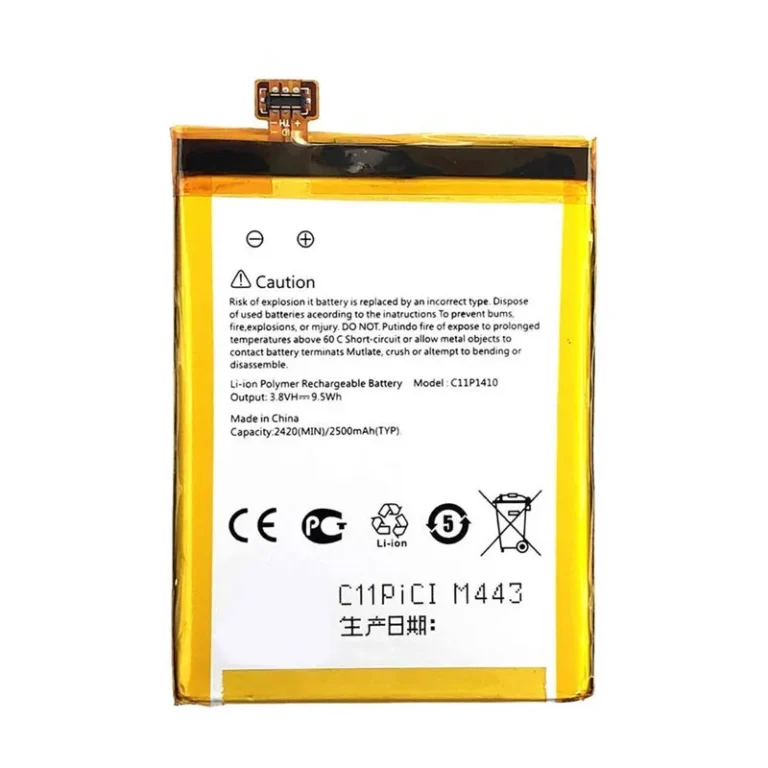 High capacity lithium ion battery replacement for Asus ZenFone 5 Lite model Asus C11P1410 premium hardware block