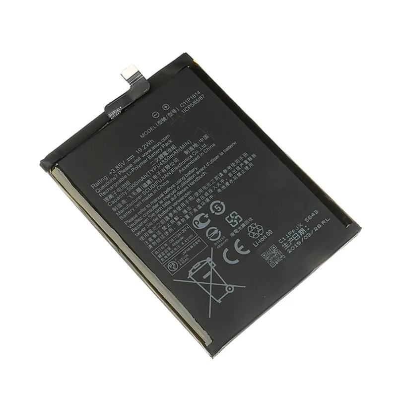 High capacity lithium ion battery replacement for Asus ZenFone 3s model Asus C11P1614 premium hardware block