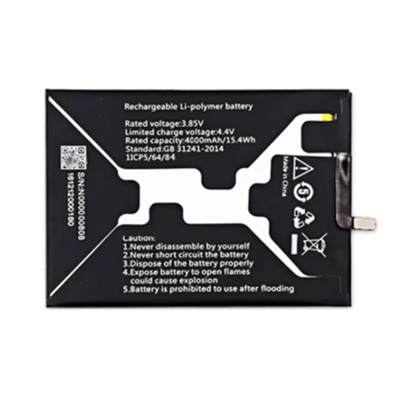 High capacity lithium ion battery replacement for BLU Vivo 8 model BL-N4000Z premium hardware block