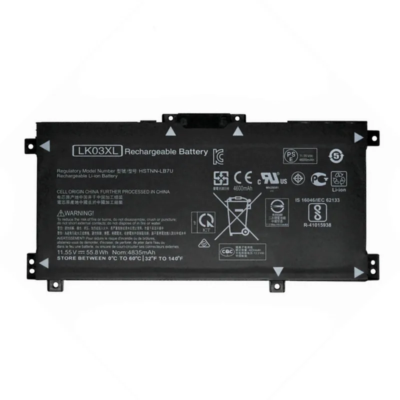 Premium LK03XL replacement battery for HP ENVY x360 15-BP 15M-BP 15T-BP 17-AE 17M-AE Pavilion x360 15-BR 15M-BR