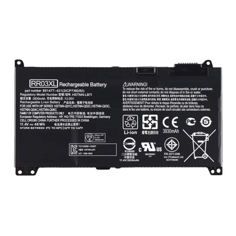 Premium RR03XL replacement battery for HP ProBook 430 G4 430 G5 440 G4 440 G5 450 G4 450 G5 Mobile Thin Client mt20