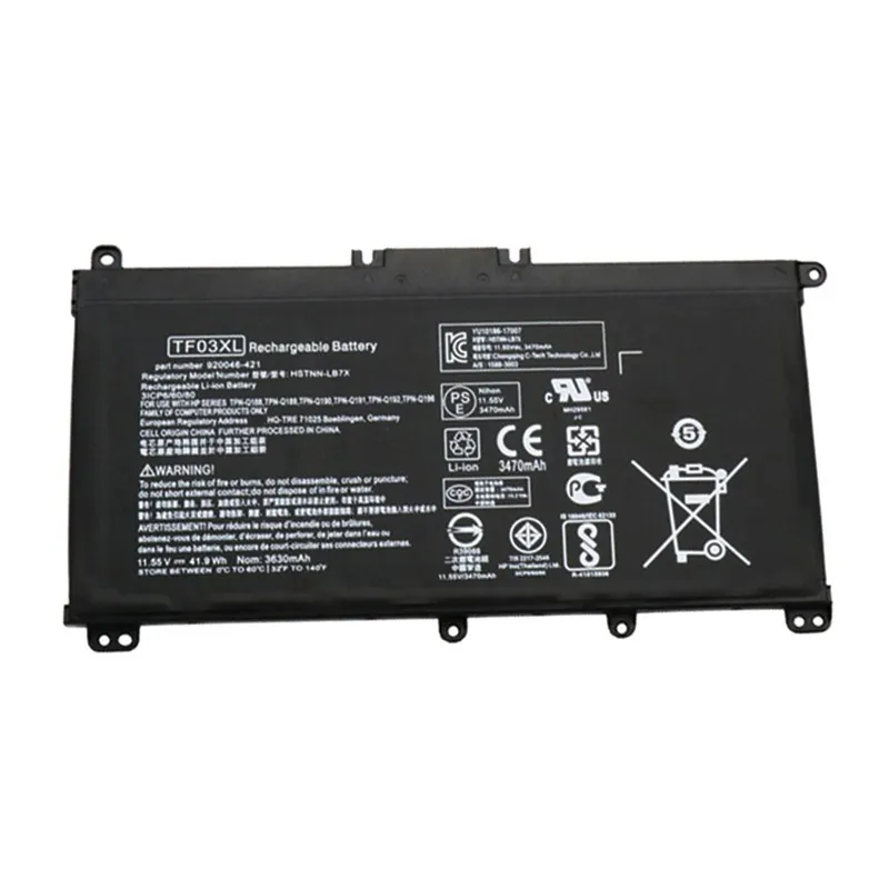 Premium TF03XL replacement battery for HP Pavilion 14-BF 14-CE 14-CF 15-CC 15-CD 15-CS 15-CK HP Pavilion x360 14-CD 14-DH