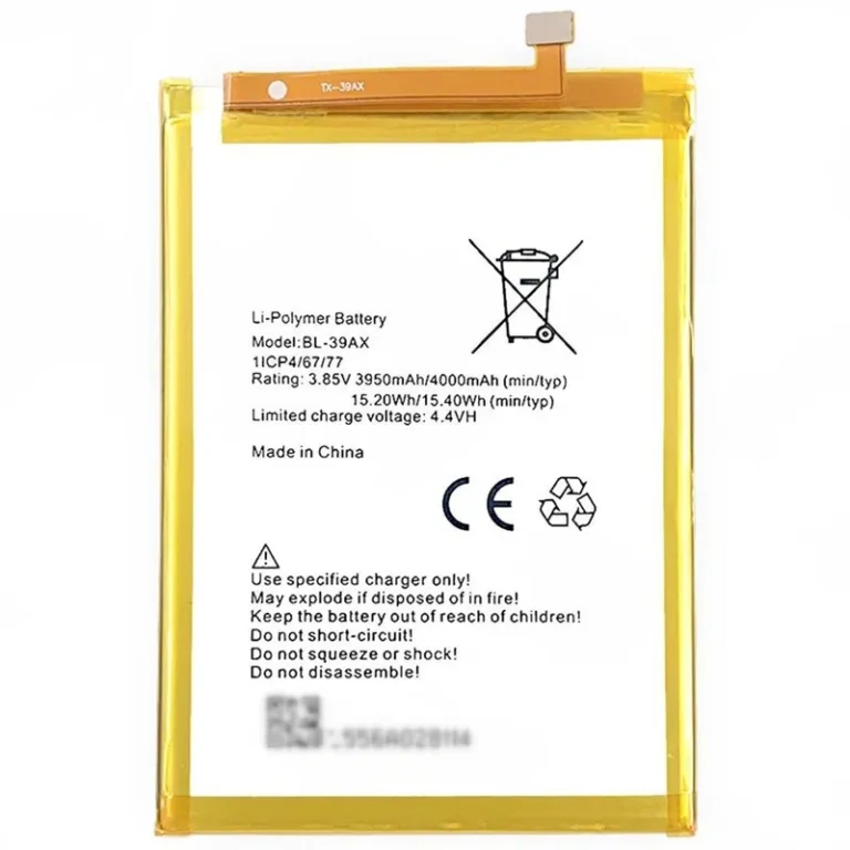 High capacity lithium ion battery replacement for Infinix Hot 4 Pro model BL-39AX premium hardware block