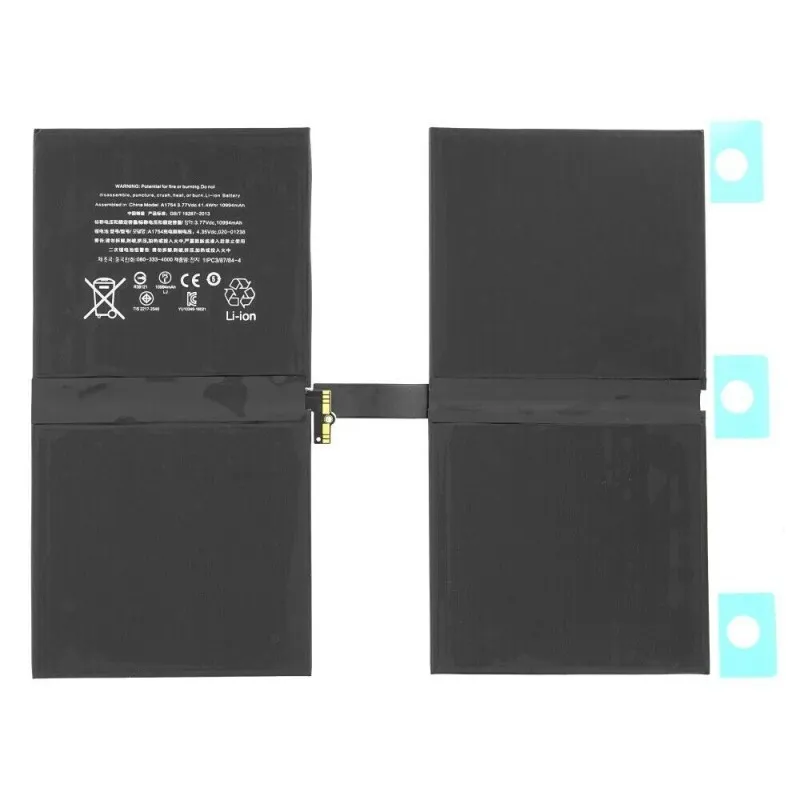 High capacity replacement battery A1754 for iPad Pro 12.9 inch 2nd Gen wholesale supply