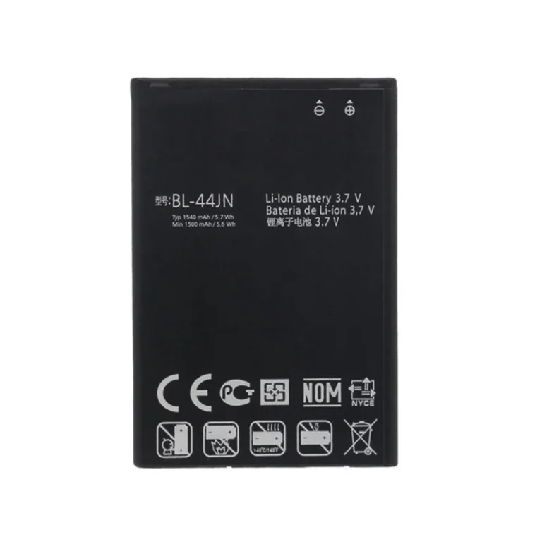 High capacity lithium ion battery replacement for LG L2 model LG BL-44JN premium hardware block
