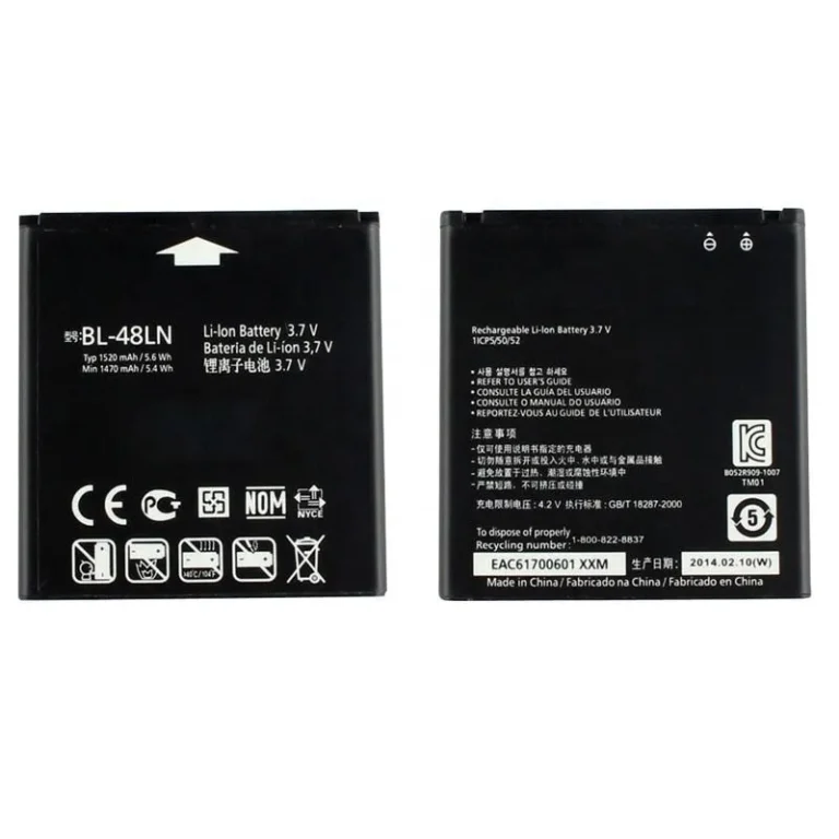 High capacity lithium ion battery replacement for LG MyTouch Q 4G Slider model LG BL-48LN premium hardware block