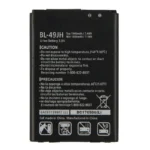 High capacity lithium ion battery replacement for LG K3 model LG BL-49JH premium hardware block