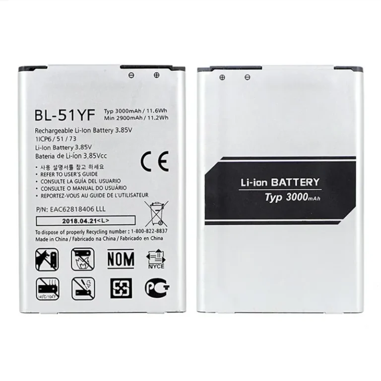 High capacity lithium ion battery replacement for LG G4 model LG BL-51YF premium hardware block
