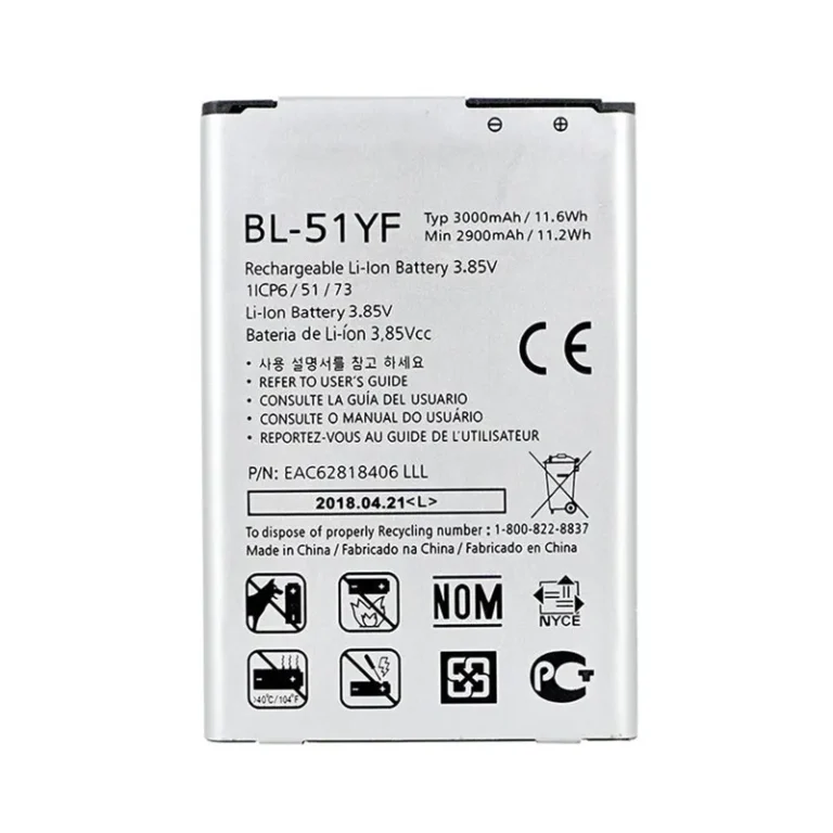 High capacity lithium ion battery replacement for LG G4 model LG BL-51YF premium hardware block
