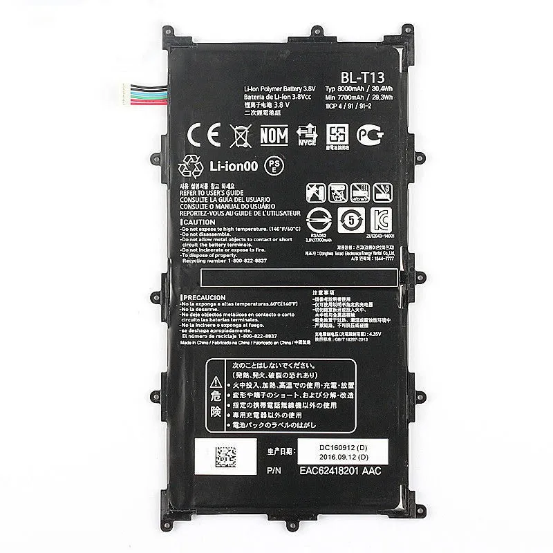 High capacity replacement battery BL-T13 for LG G Pad 10.1 V700 VK700 wholesale supply