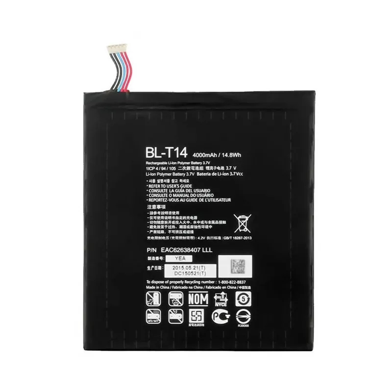 High capacity replacement battery BL-T14 for LG G Pad 8.0 LG G Pad F 8.0 V480 V490 V495 V496 wholesale supply